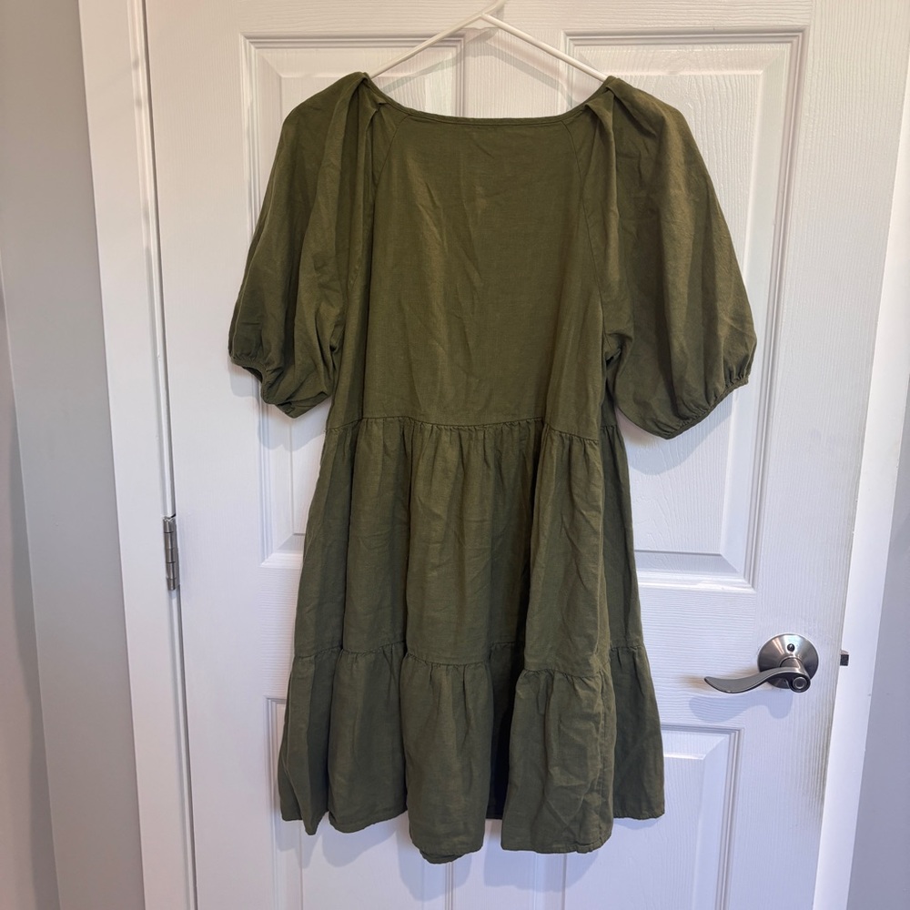 Madewell (Re)sponsible Puff-Sleeve Mini Dress - Picture 7 of 9